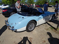 Austin-Healey 3000 Mk III (1959-67), decapotable bleue (prise a Amberieux, en 2016) (6)